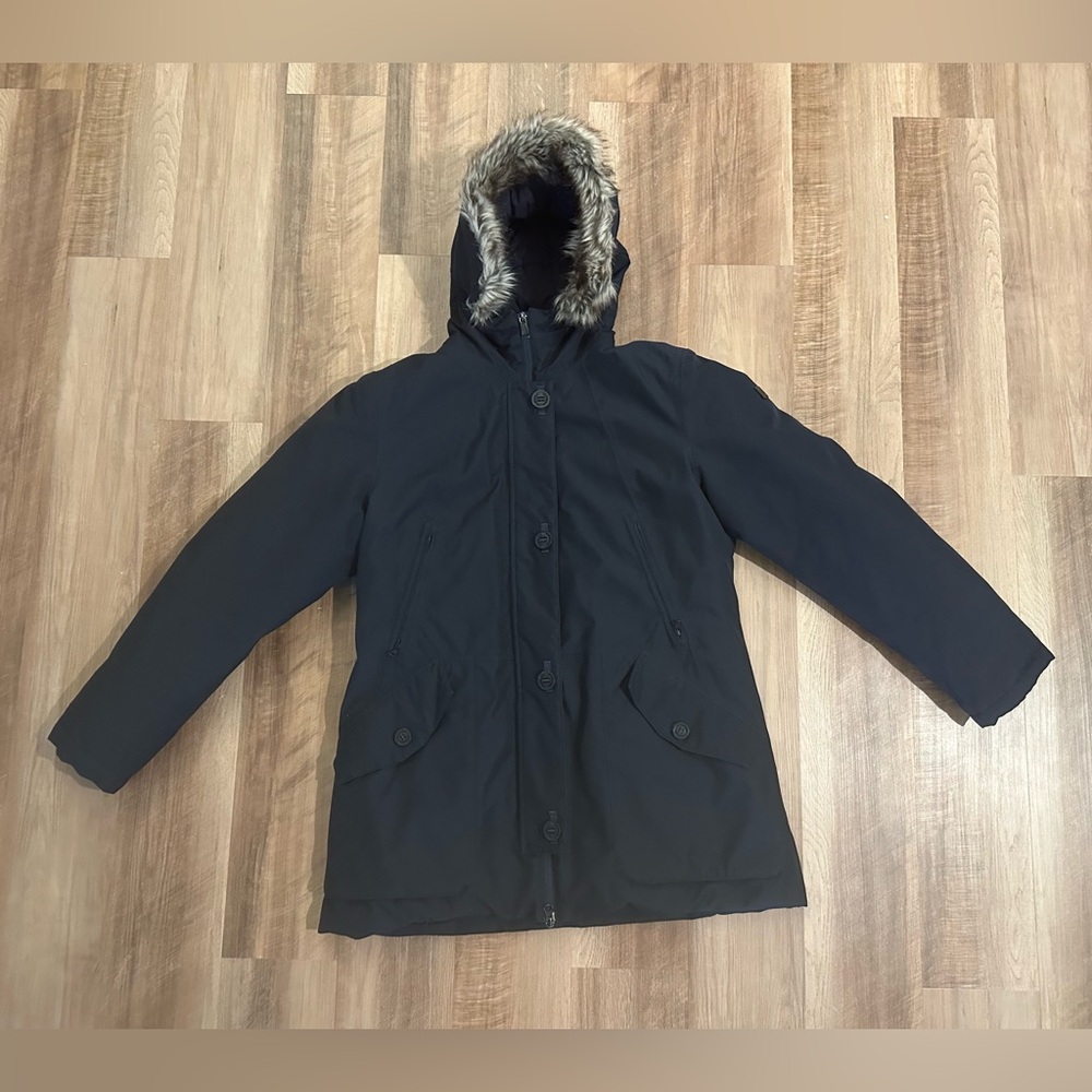 The North Face 550 Down Jacket | Fixed Hood | Faux Fur Trim | Women’s XL